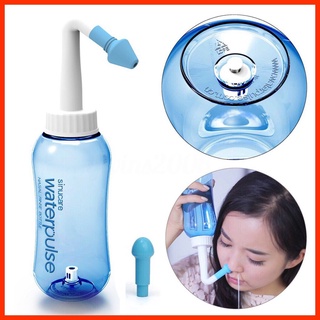Bình rửa mũi Waterpulse 300ml, bình vệ sinh mũi cho bé và người lớn, dụng cụ rửa mũi ngừa viêm xoang