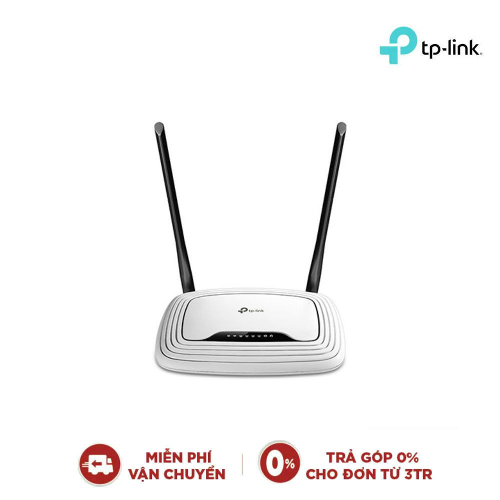 Thiết Bị Mạng Router Wifi TP-LINK TL-WR841N Chuẩn N Tốc Độ 300Mbps | BigBuy360 - bigbuy360.vn
