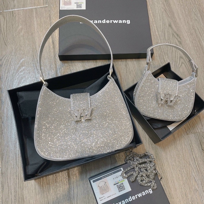 Túi Đá bling kẹp nách full box - HANA BAG