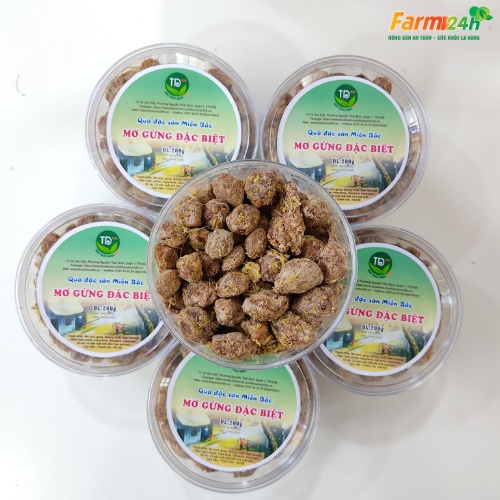 Mơ gừng đặc biệt đặc sản Hà Nội món ăn vặt yêu thích| Farm24h [200 gram]