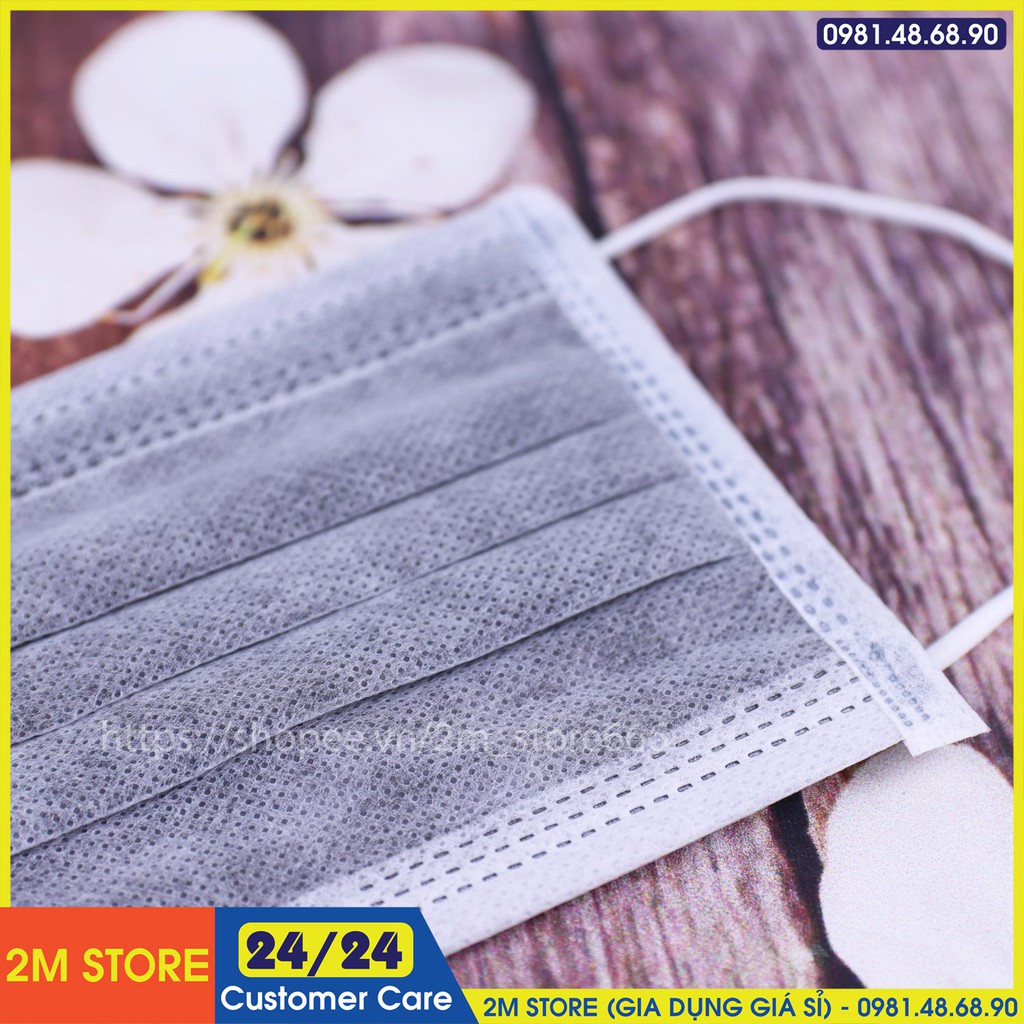 (CHỌN MÀU) Hộp 50 Cái Khẩu Trang Y Tế 4 Lớp Giấy Kháng Khuẩn Dập Logo | BigBuy360 - bigbuy360.vn