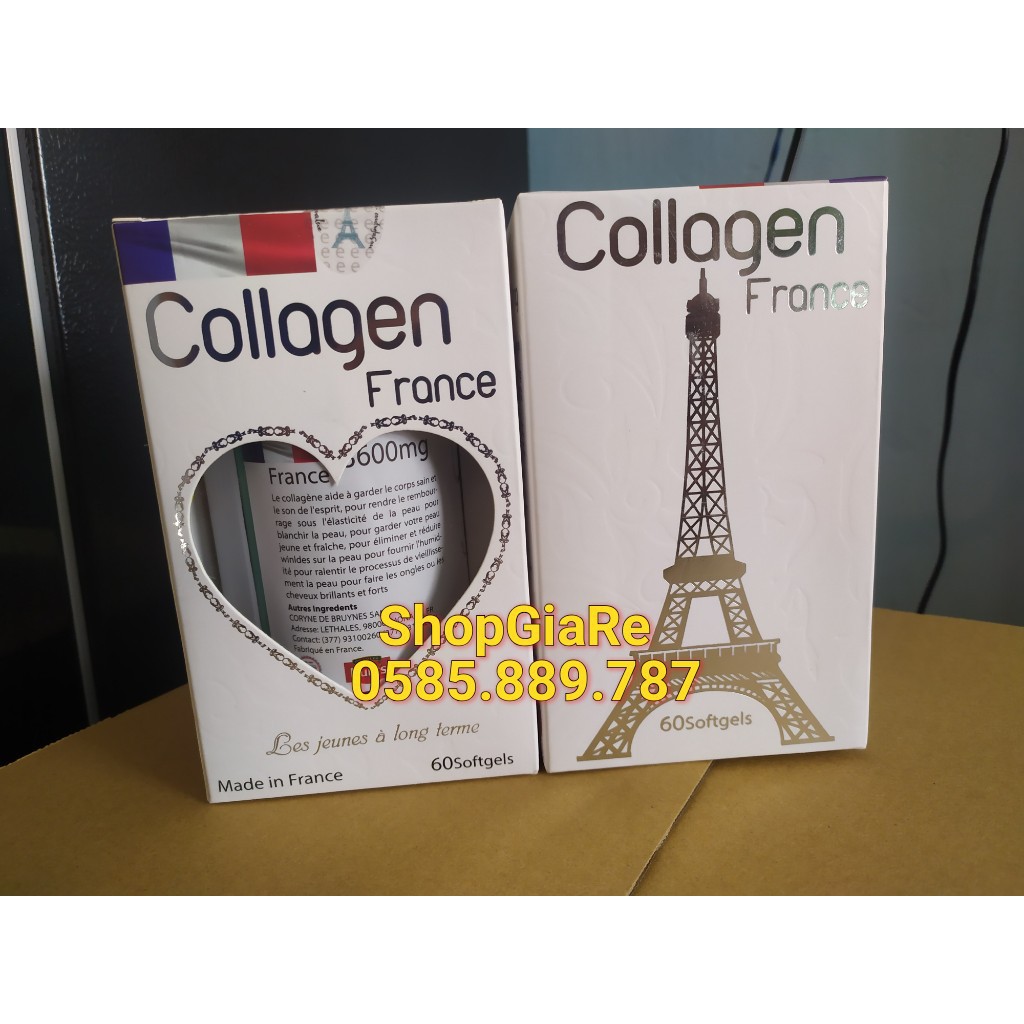 Viên uống Collagen France  làm đẹp da nám da ,vàng da chống chống lão hóa, mịn và sáng da