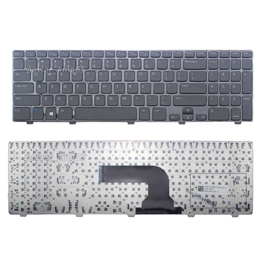 (KEYBOARD) BÀN PHÍM LAPTOP DELL 3521 5521 15R dùng cho Inspiron 15 15R 3521 3531 3537 5521 5537 5535, Vostro 2521