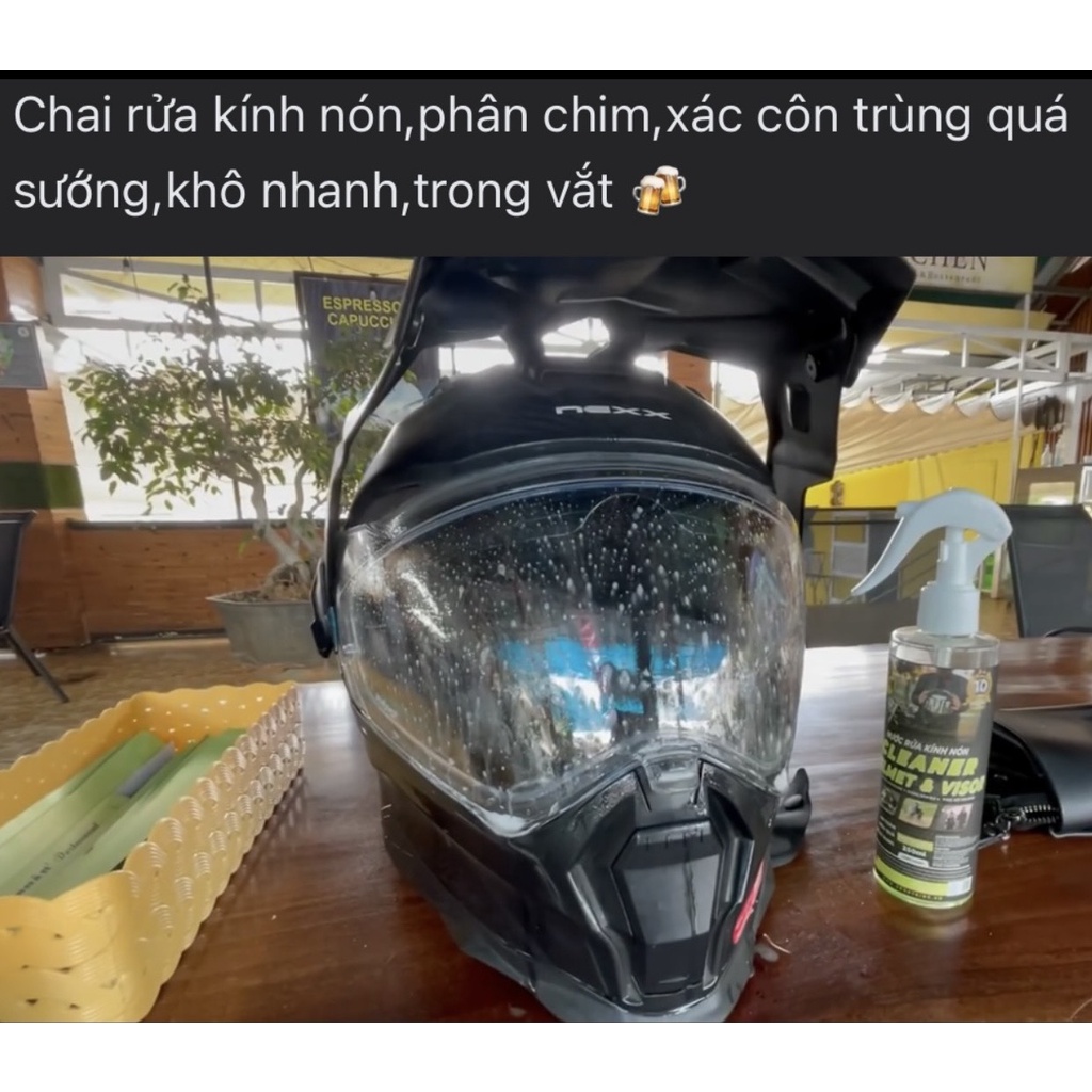 Sprayking Cleaner Helmet & Visor_Nước rửa kính nón Bảo Hiểm Full Face