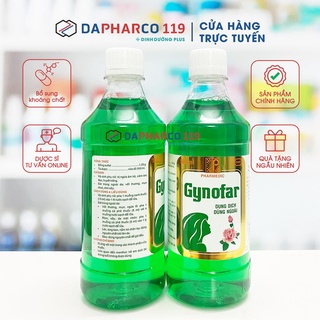 Dung dịch vệ sinh phụ nữ Gynofar, Gynos (250ml và 500ml) Dapharco