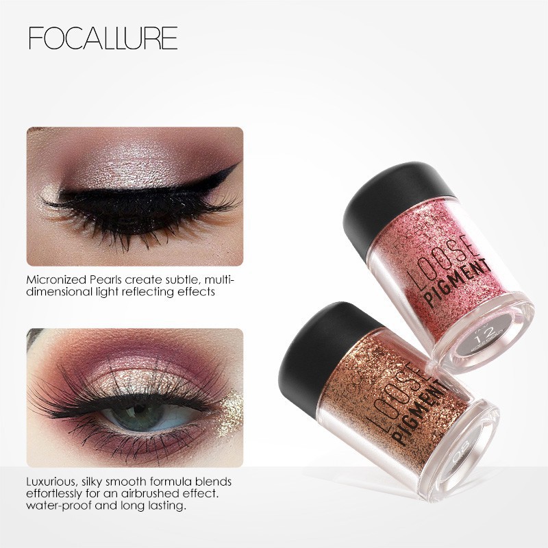 Bột Nhũ Mắt Focallure Loose Pigment Color Super Glitter Eyeshadow FA-37