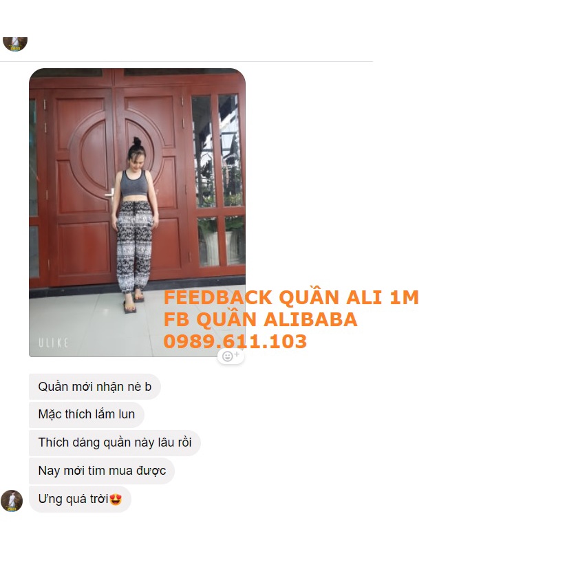 🌸 Quần Alibaba Harem Thái