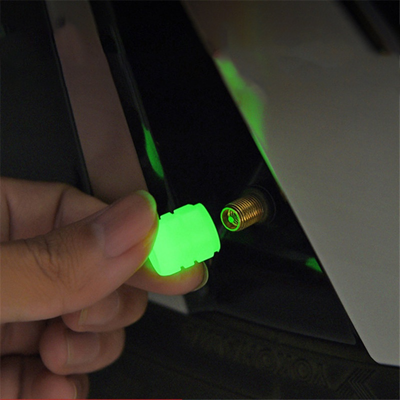 Nắp Van Bánh Xe Phát Sáng Chống Bụi Thông Dụng