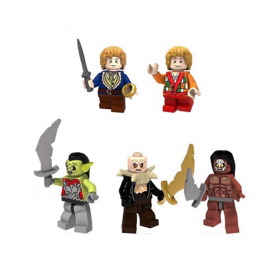 Bộ 5 nhân vật minifigures Lord Of The Rings PG8149