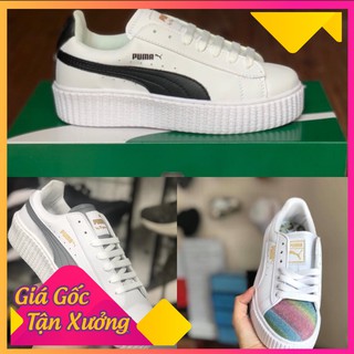[ FULL BOX, BILL] Giày thể thao nam nữ PM trắng sọc đen, 3 mẫu hot trend 2020, size 36-39.