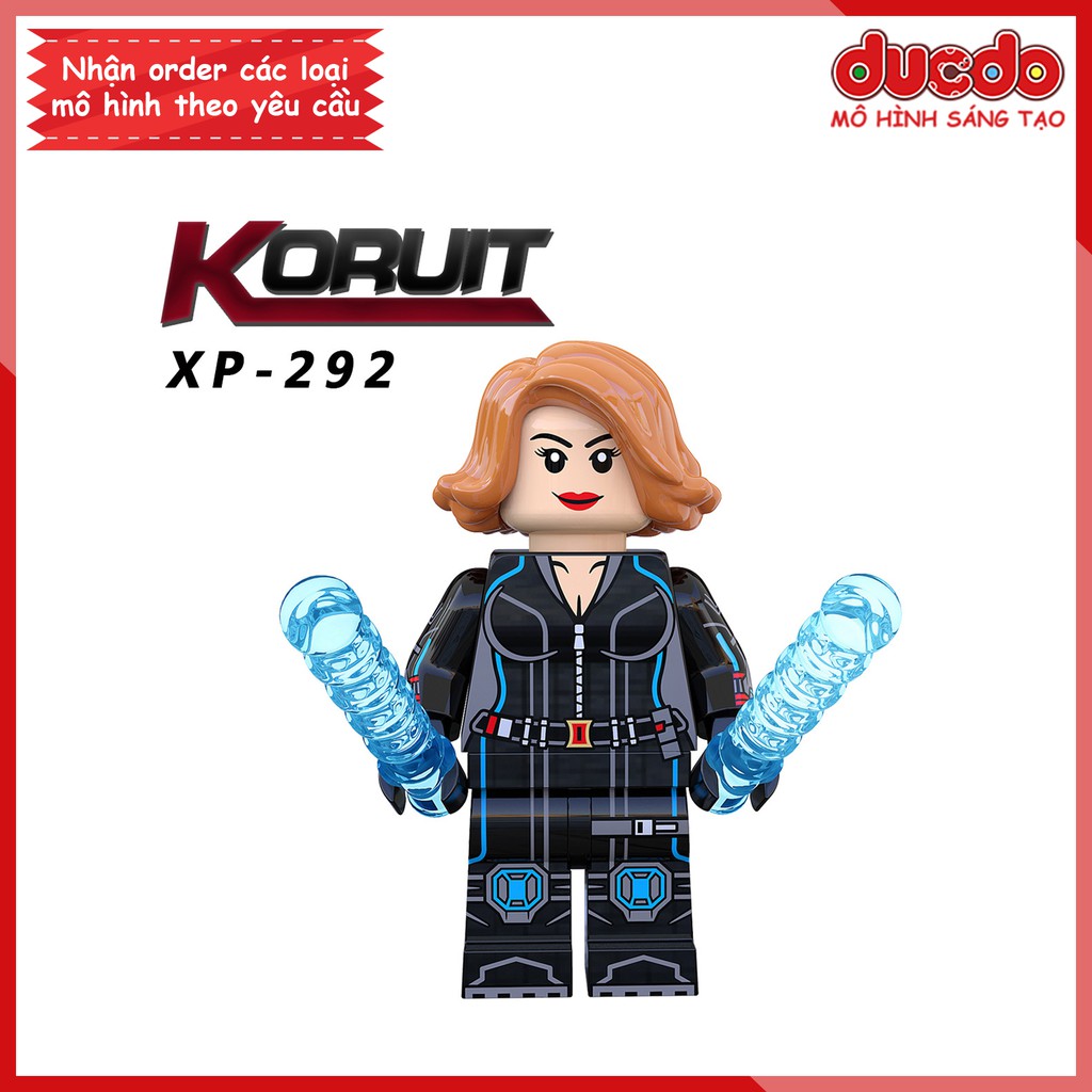 Minifigures các nhân vật trong Black Widow tuyệt đẹp - Đồ Chơi Lắp Ghép Xếp Hình Mini Mô hình Iron Man Koruit KT1038