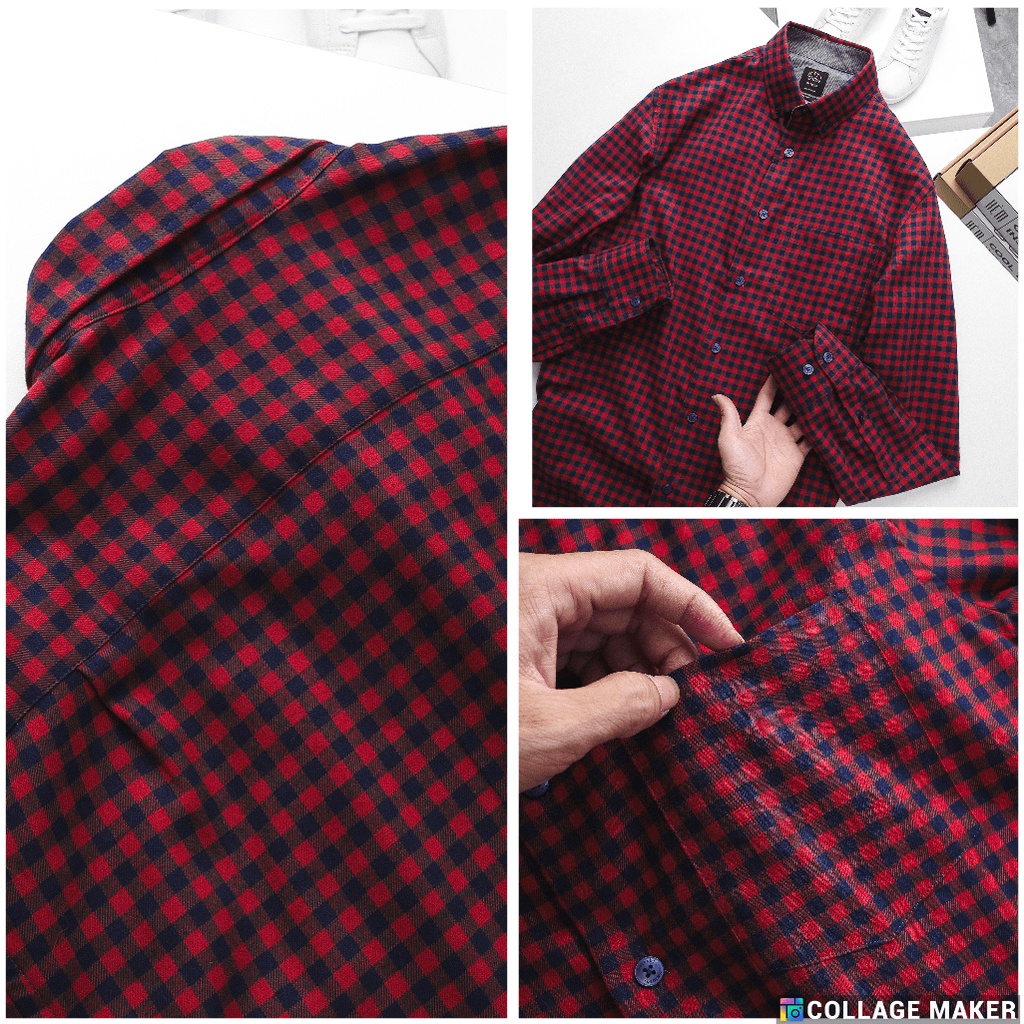 |Hẻm Store| Áo Sơ mi nam SATOSHI SASM55 caro chất cotton thoáng mát mềm mịn, thấm hút mồ hôi, dễ phối đồ | BigBuy360 - bigbuy360.vn