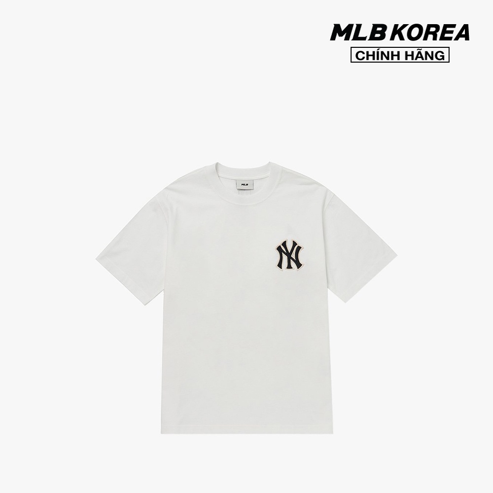 MLB - Áo thun cổ tròn ngắn tay Checker Board Mega Logo 3ATSO0324-50WHS