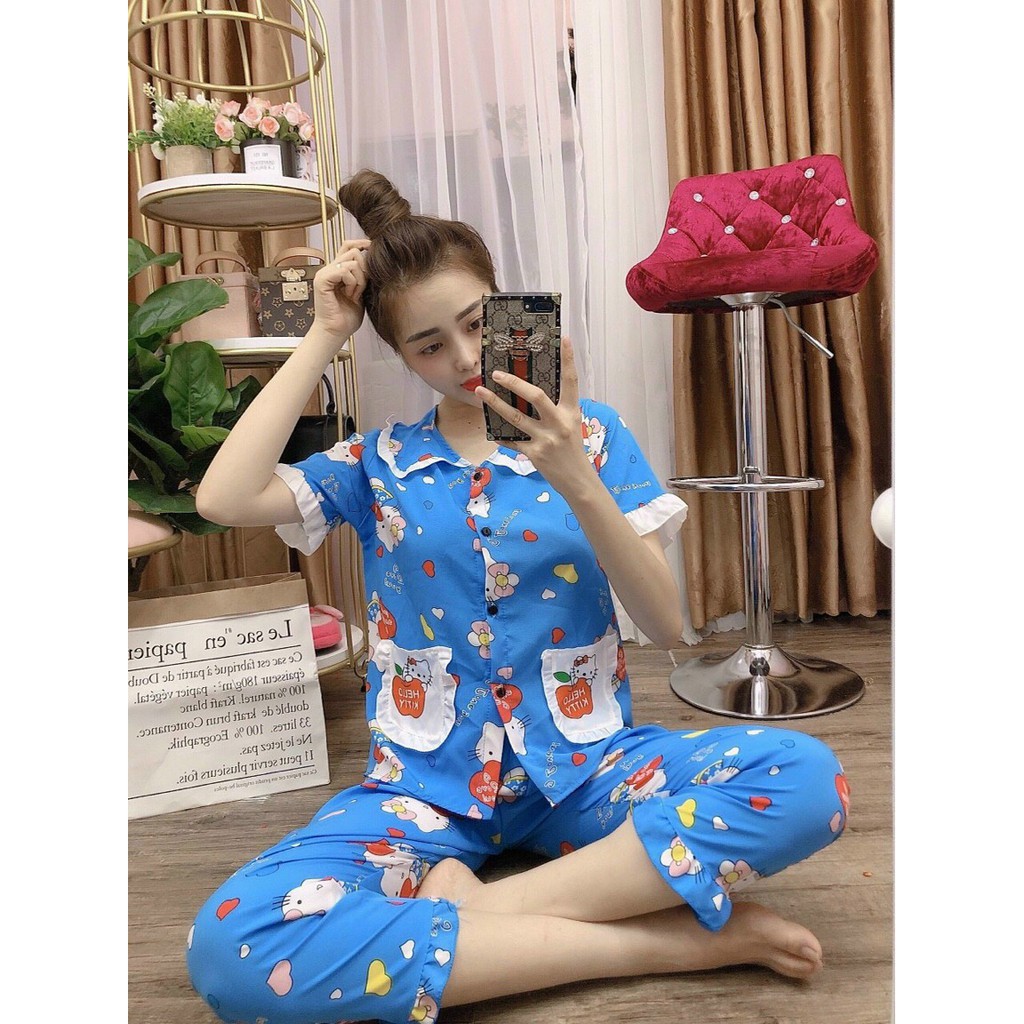 Đồ bộ ngủ pijama 💖 FREESHIP Mềm mịn P1