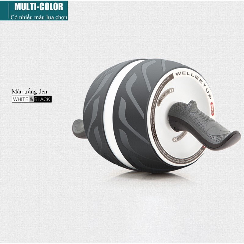 Con lăn tập cơ bụng Dụng cụ tập gym cao cấp và tiện dụng Hỗ trợ đốt cháy mỡ bụng - Hàng có sẵn