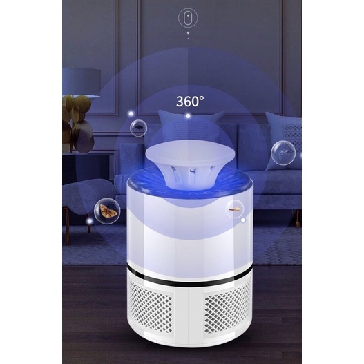 Đèn Bắt Muỗi Hình Trụ Cao Cấp Cắm USB Mẫu Mới