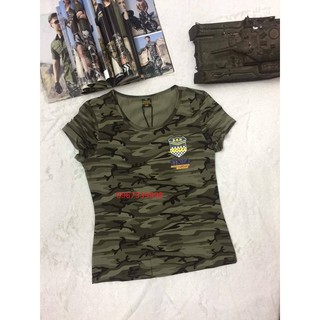 Áo thun lính rằn ri đông army d14