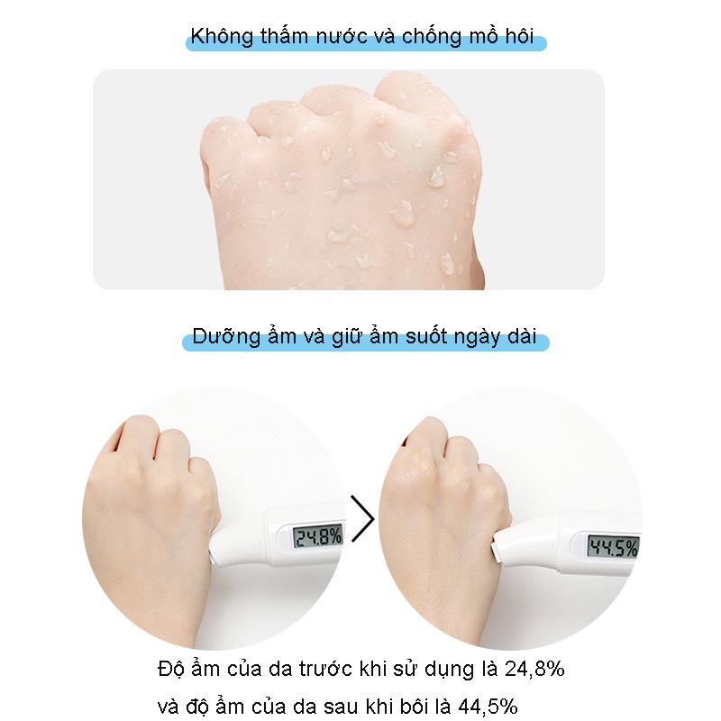 BABREA Kem Chống Nắng SPF50+ Chống Tia uv 50ml Dưỡng Ẩm Che Khuyết Điểm Cho Da Mặt