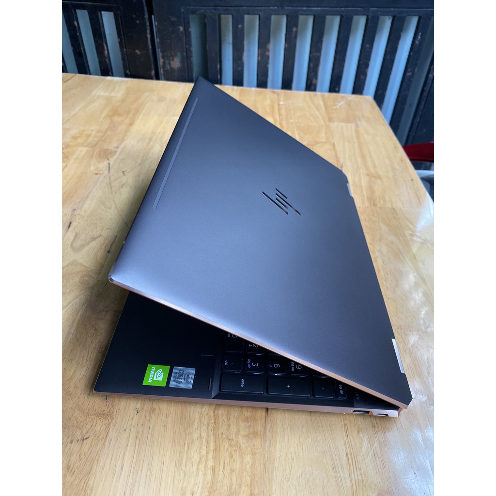 Laptop Hp Spectre 15 X360 Gem Cut, i7 – 10510u, 16G, 512G, MX250, 15,6in, 4K, touch, 99%, giá rẻ'