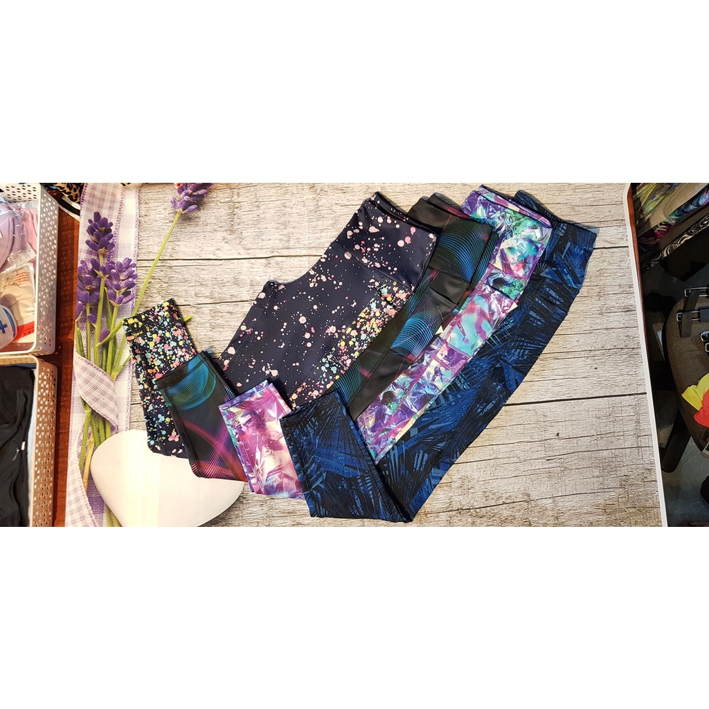 Quần tập dài họa tiết