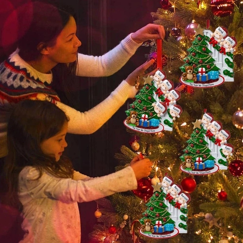 Phụ Kiện Treo Trang Trí Cây Thông Giáng Sinh Hình Hoạt Hình Dễ Thương