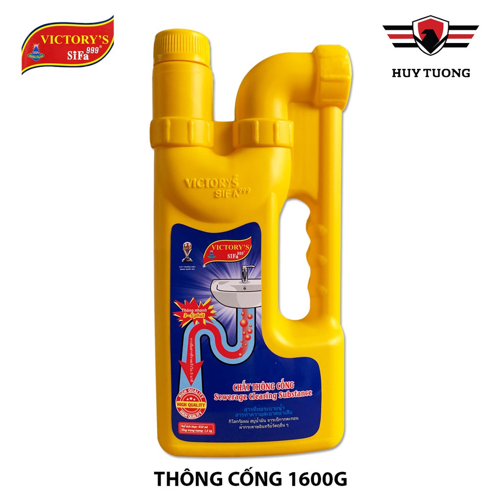 Chất thông cống Victory's Sifa999 thông bồn cầu cực mạnh và tiện dụng 700g / 800g / 1400g / 1600g cao cấp - Huy Tưởng