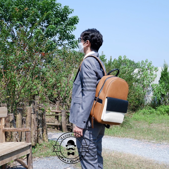 Vest Thom Browne Ghi 4 Vạch Đen