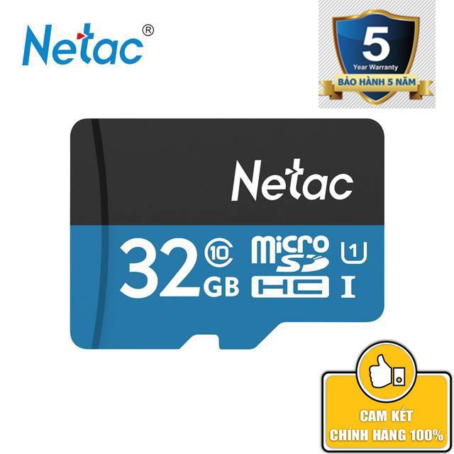 Thẻ nhớ SD micro NETTAC 32GB - chuyên dụng camera