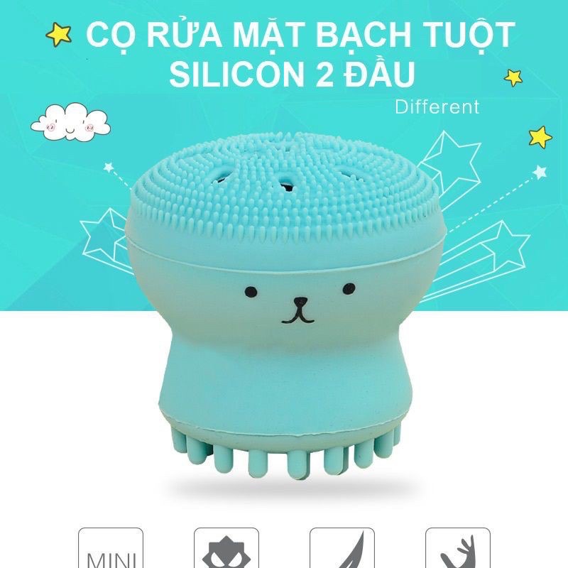 Mút rửa mặt bạch tuộc có hộp xinh xắn - CS001 LANA QUEEN | BigBuy360 - bigbuy360.vn