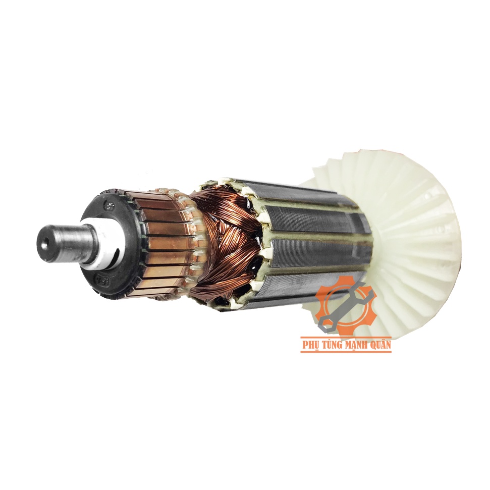 Rotor/ruột máy khoan Makitaa HR2450 thân 32 dài 152 5 răng dấu sắc hãng DCA tặng kèm chổi than cao cấp