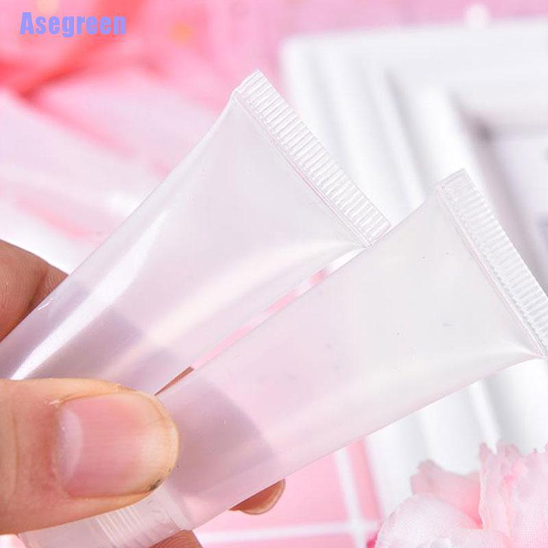 Set 10 Ống Rỗng Trong Suốt Đựng Son Môi Tiện Dụng