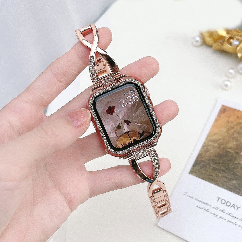 Dây Đeo Đồng Hồ APPLE WATCH  Sang Trọng chất liệu Thép không Gỉ 6/5/4/3/2/1 38mm/ 40mm/ 42mm/44mm LH11