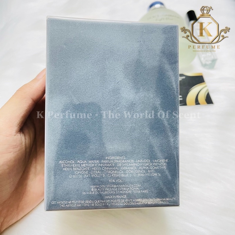 [K Perfume Chính Hãng] Nước Hoa Nam D&G Light Blue Pour Homme | Thế Giới Skin Care