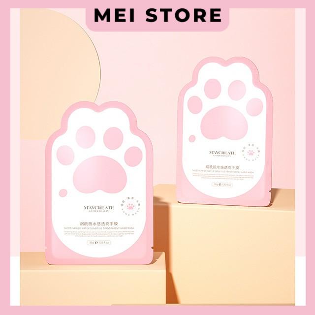 Mặt Nạ Dưỡng Tay Maycreate Giúp Dưỡng Ẩm Trắng Da Chống Lão Hóa Da - Màu Hồng