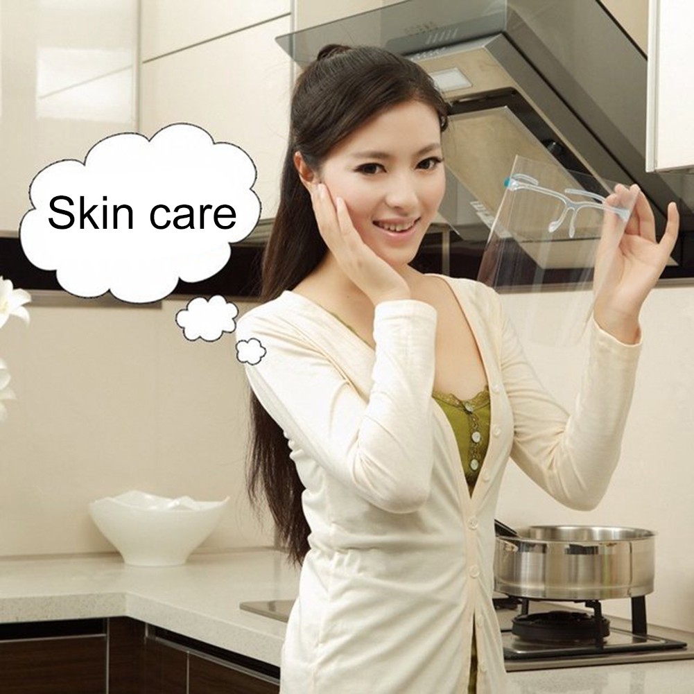 Mặt Nạ Nấu Ăn Trong Suốt Chống Sương Mù / Bắn Dầu Bảo Vệ Toàn Diện