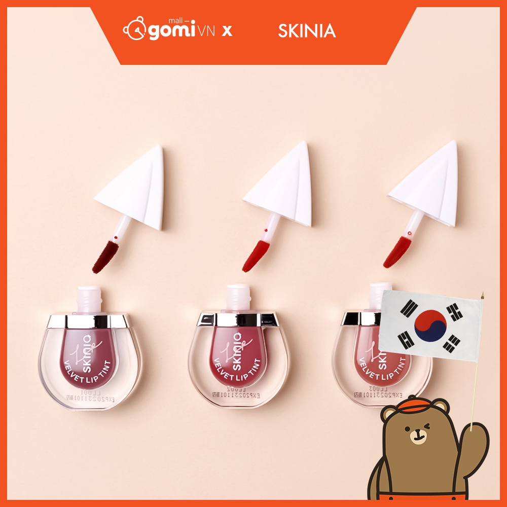 Son Kem Tint Skinia Velvet Lip Tint GomiMall