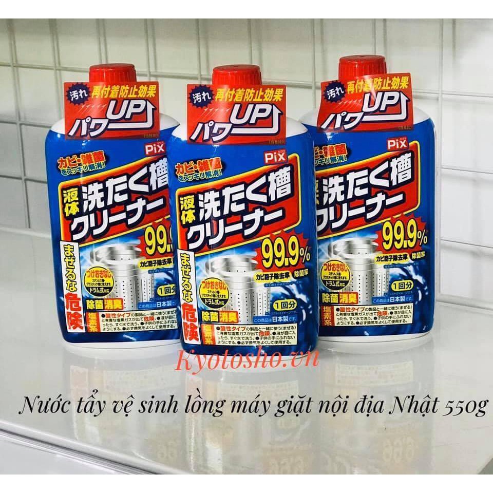 Nước tẩy,vệ sinh lồng máy giặt nội địa Nhật 550g