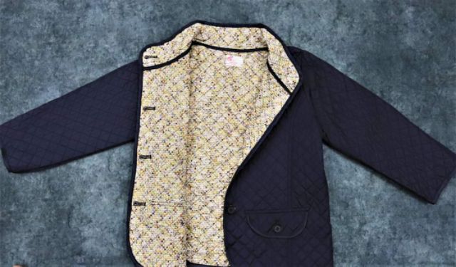 Áo khoác trần trám xuất hàn mẫu cho cả Bé Trai Bé gái