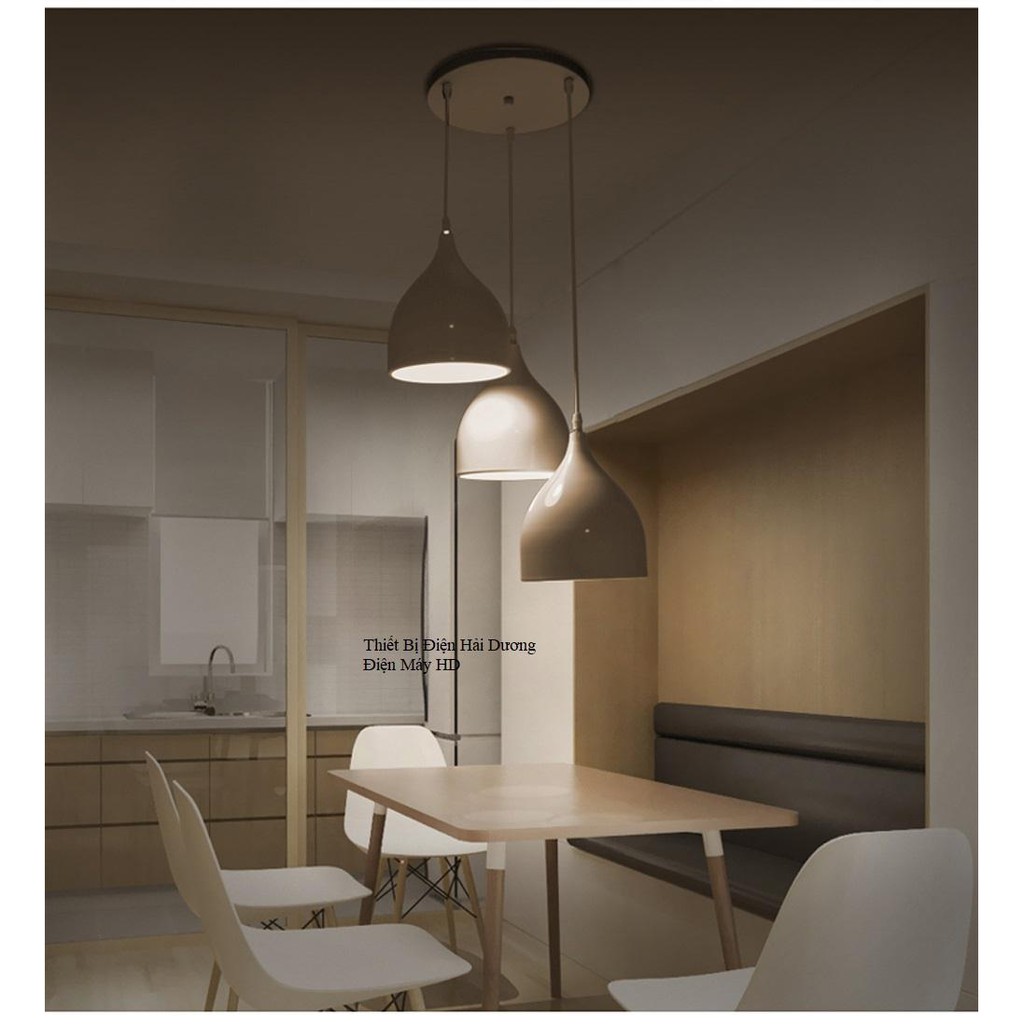 Bộ 3 thả giọt nước bé TN259 18cm + 3 bóng Edison T64 ( Đen/Trắng)