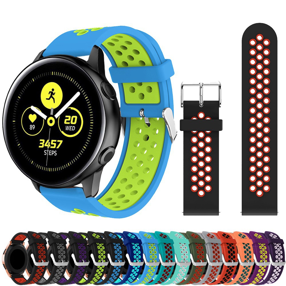 Dây đeo silicone thay thế cho đồng hồ Samsung Galaxy Watch Active/Active 2/Galaxy 42mm Bands 20mm