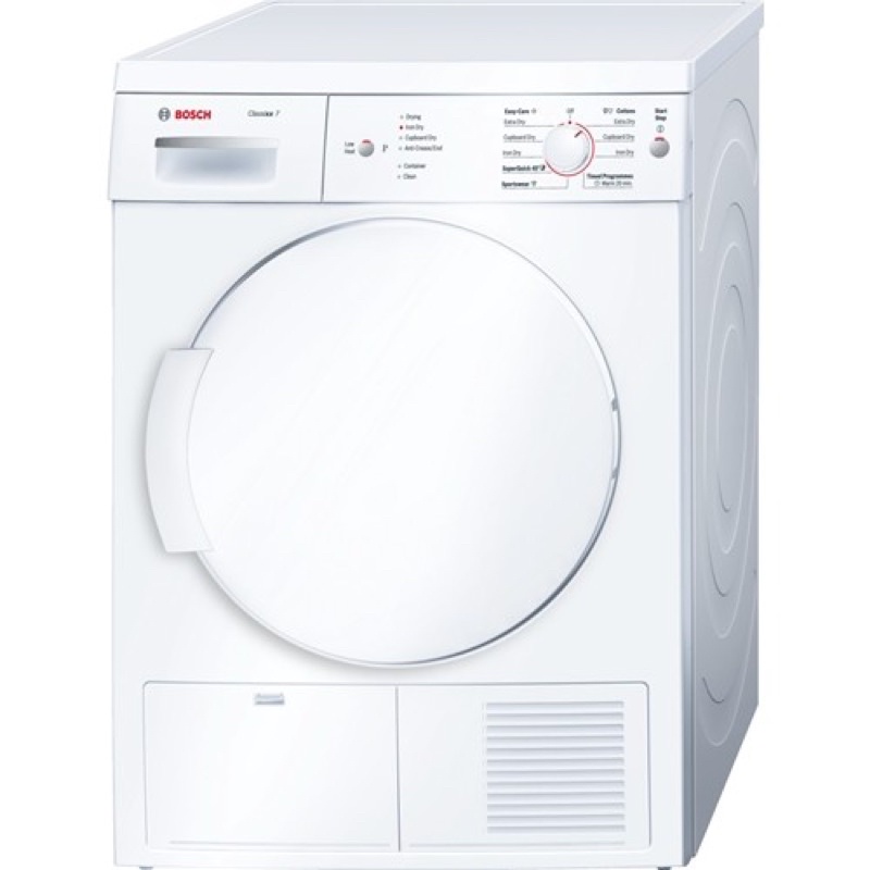 (HÀNG MỚI) Máy sấy quần áo Bosch WTE84105GB - Cửa trước, 7 Kg