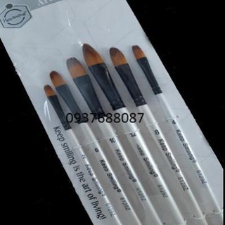 Bộ cọ oval keep smiling 6129z