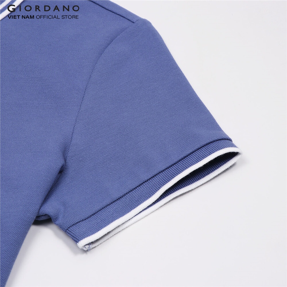 Áo Thun Có Cổ Polo Nữ Trơn Giordano 05311018