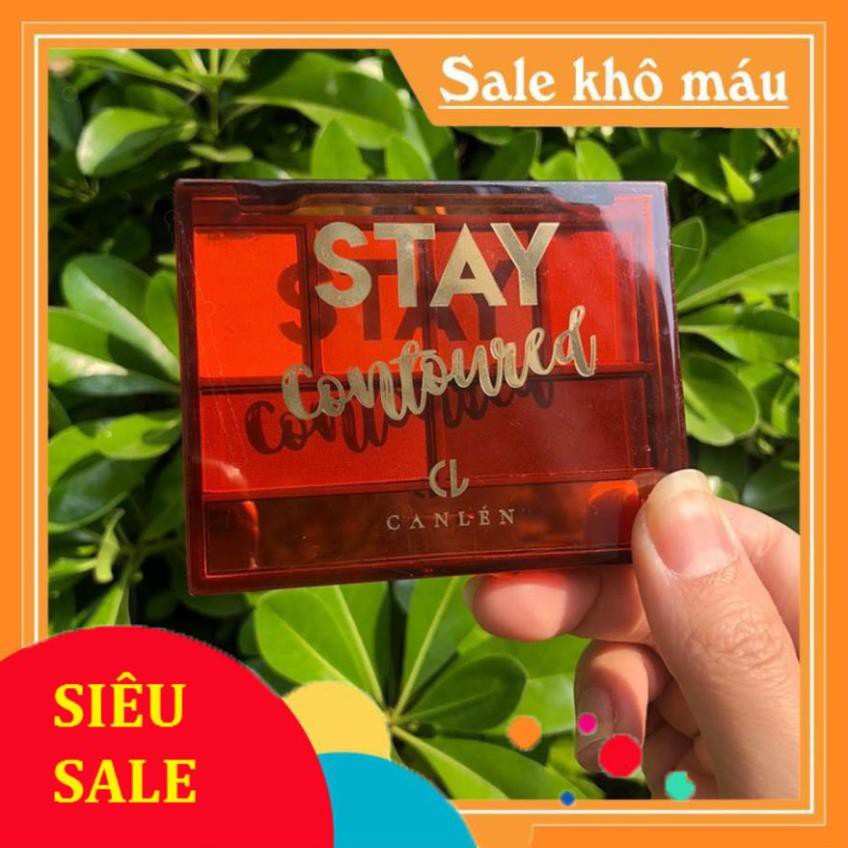 ( Siêu Sỉ Tốt ) Phấn Mắt 7 ô CANLEN STAY CONTOURED nội địa chính hãng đa tông hấp dẫn lâu trôi sỉ tốt Mùi Beauty