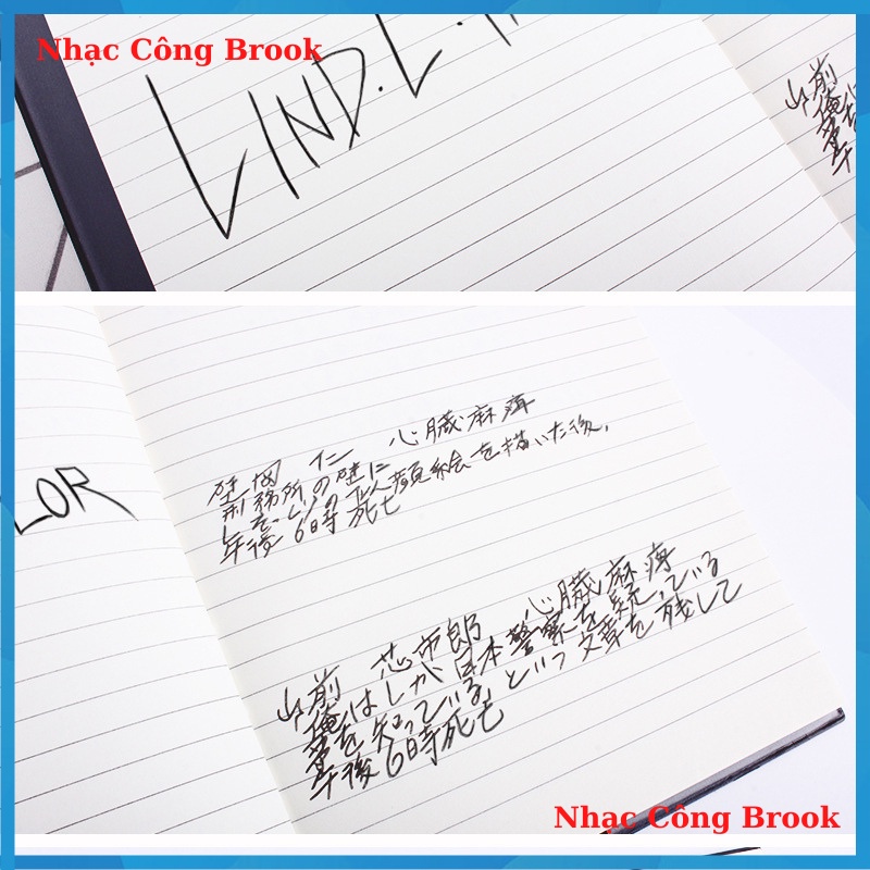 Sổ Tay Ghi Chú Death Note  Anime Manga Bìa Cứng Death Not Tặng Kèm Bút Lông