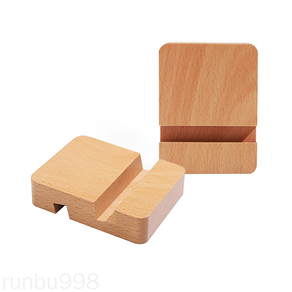 Giá Đỡ Điện Thoại Di Động Để Bàn Bằng Gỗ Thời Trang Sành Điệu Newbu998