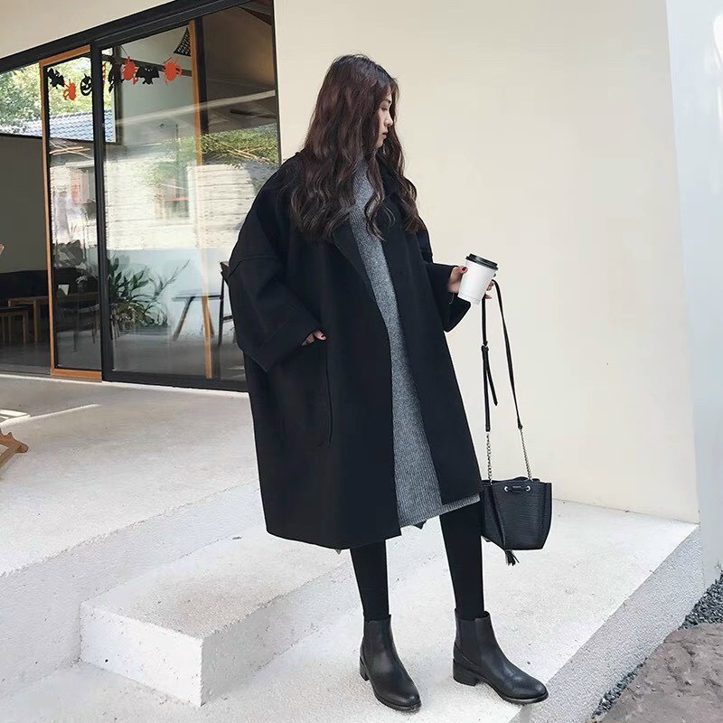Áo Khoác Mangto Dáng Dài, Áo Dạ Nữ Kiểu Vest 2 Túi Hàng Thiết Kế Thời Trang Trẻ Trung Cá Tính Style Hàn Quốc Siêu Sang C | BigBuy360 - bigbuy360.vn