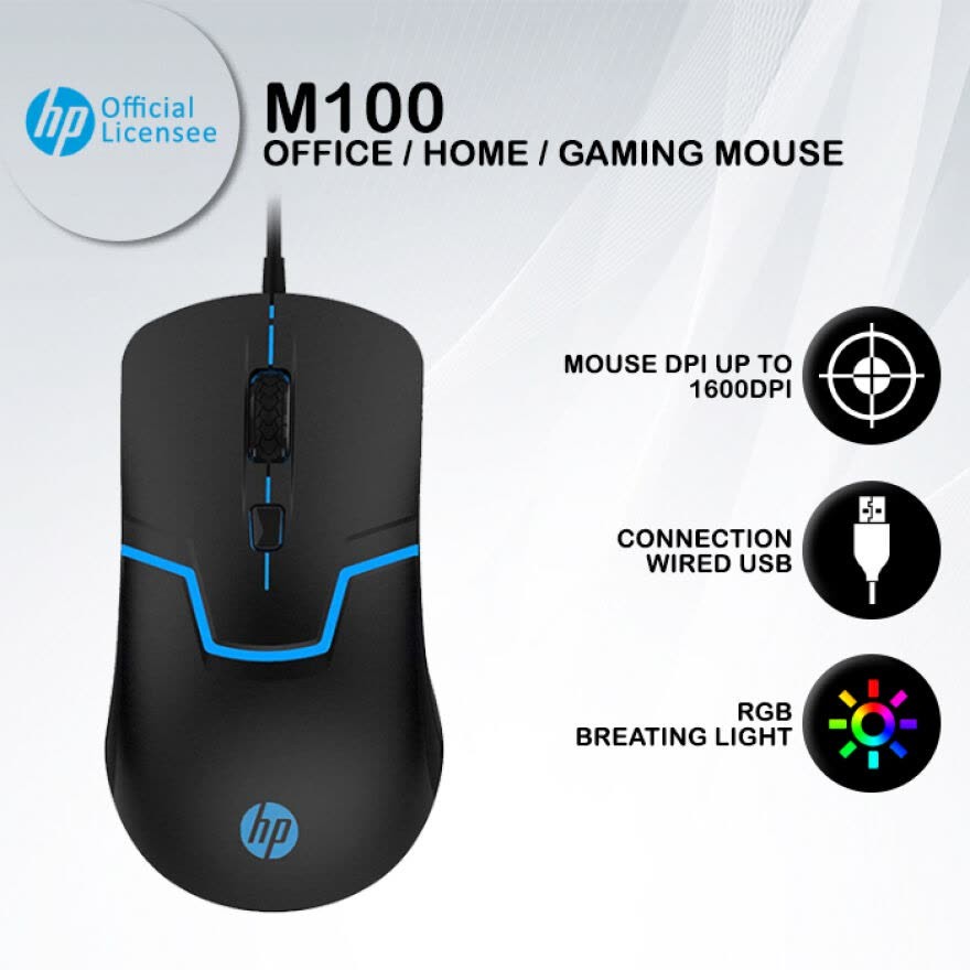 Chuột Gaming Có Dây Hp M100