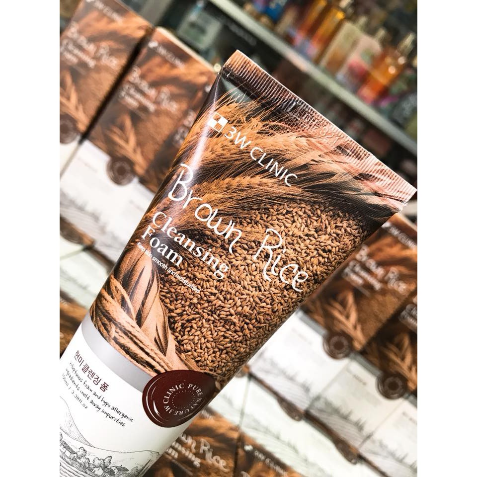 SỮA RỬA MẶT GẠO BROWN RICE FOAM CLEANSING - 3W CILINIC HÀN QUỐC | BigBuy360 - bigbuy360.vn