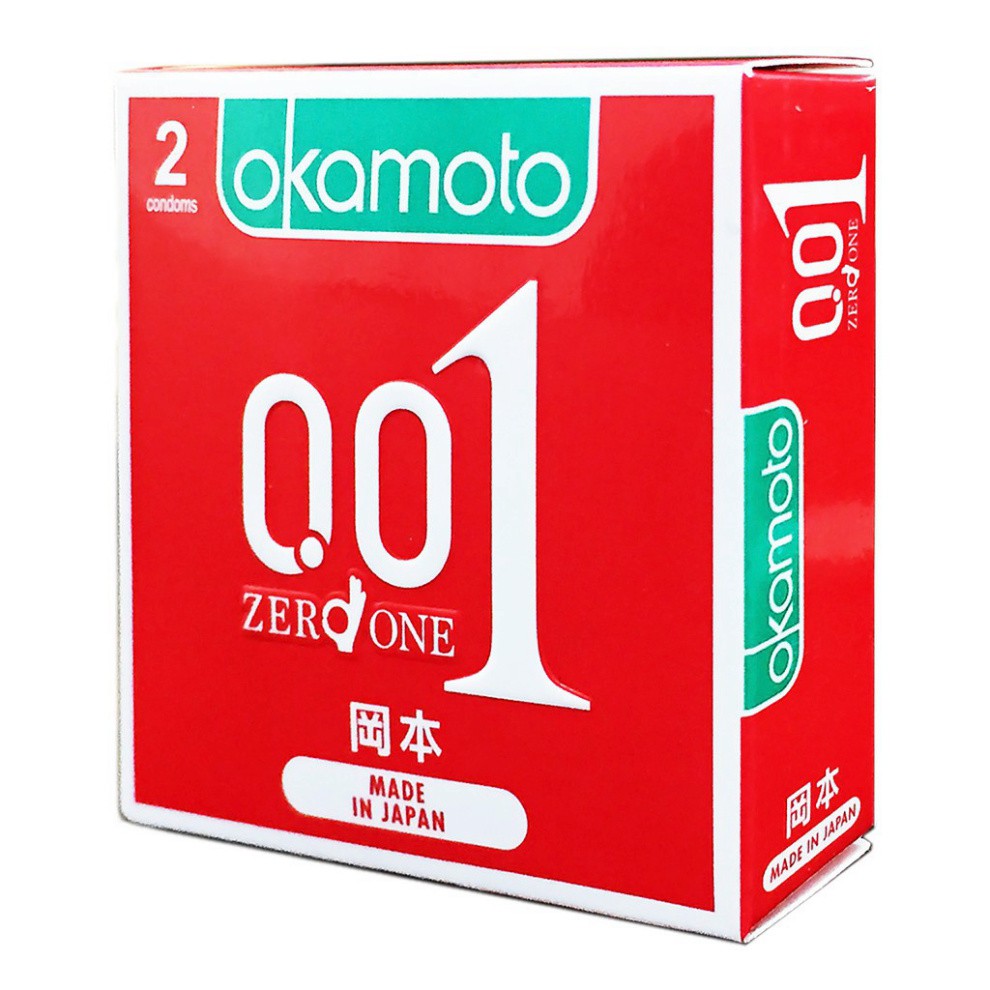 Bao Cao su Siêu mỏng Vượt Trội Cao cấp Okamoto 0.01 (hộp 2 chiếc - hộp 4 chiếc) BCS LỬA YÊU